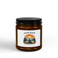 Flow State Club Soy Candle — Amber Jar Candle with Black Lid (4oz & 9oz)