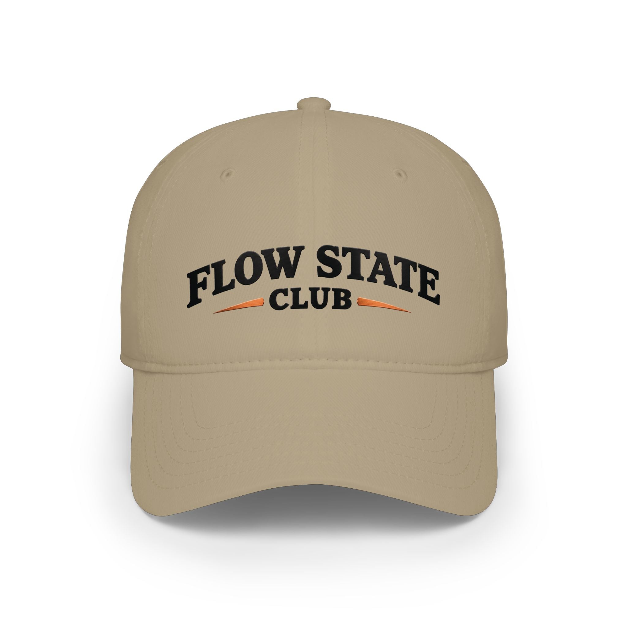 Flow State Club Baseball Cap — Low Profile Embroidered Hat