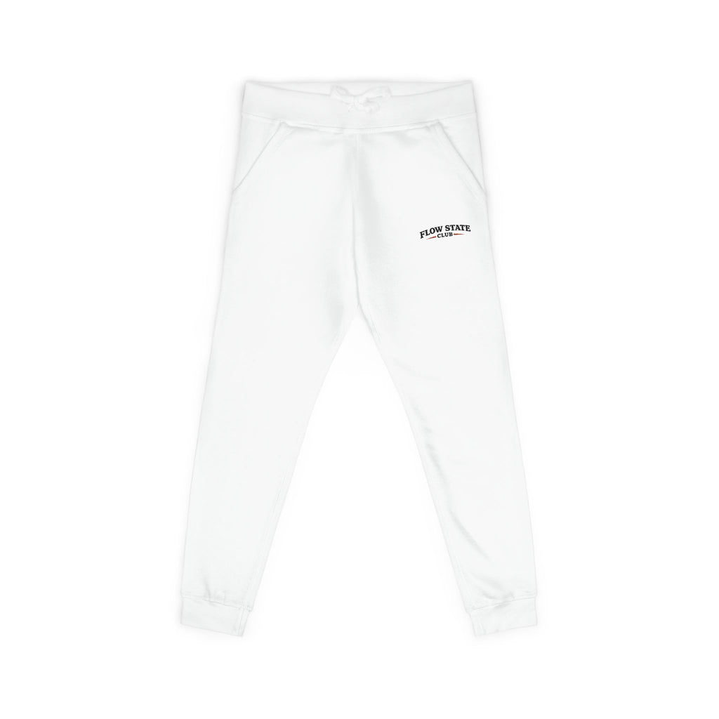 Embroidered Fleece Sweatpants – Cozy Minimalist “Slow Burn” Lounge Joggers
