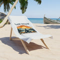 Flow State Club Beach Towel — Sunrise Surf Yoga Design